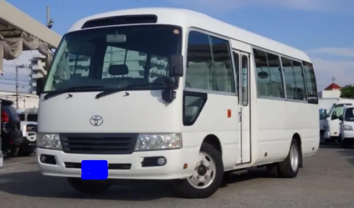 2011 Toyota Coaster — Front exterior