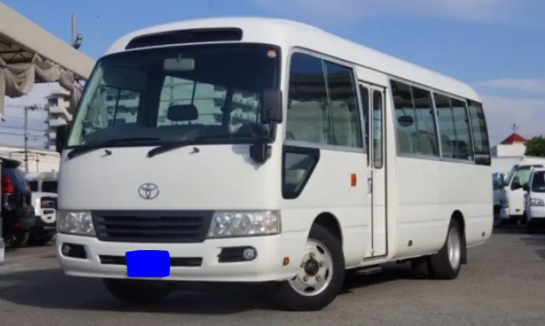 2011 Toyota Coaster — Front exterior