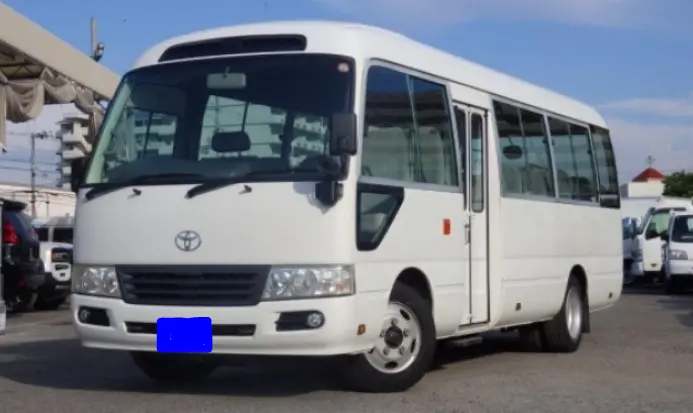 2011 Toyota Coaster — Front exterior