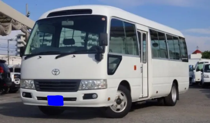 2011 Toyota Coaster — Front exterior